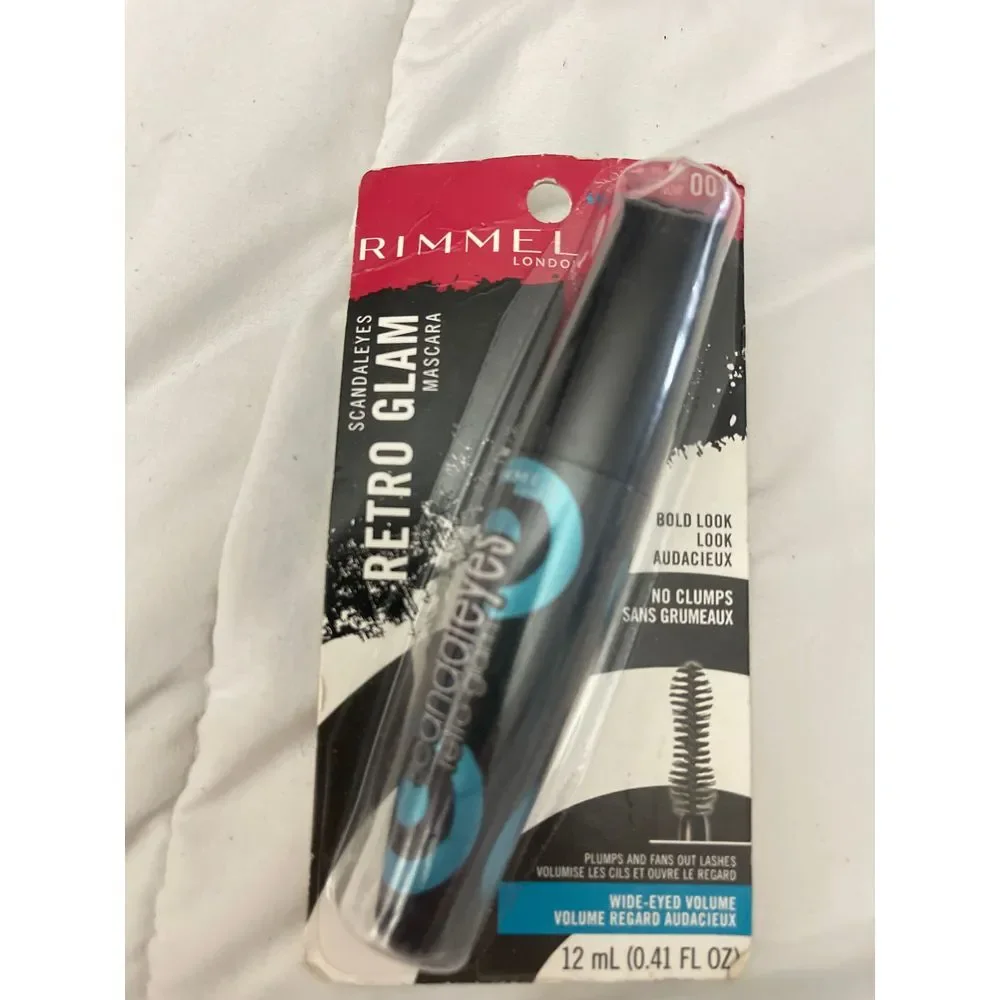 Rimmel London Retro Glam Scandaleyes Mascara Black Waterproof‎ Volumizing O-4